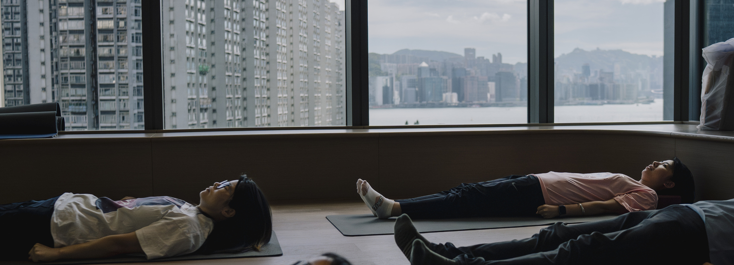 Women at Yoga scropped